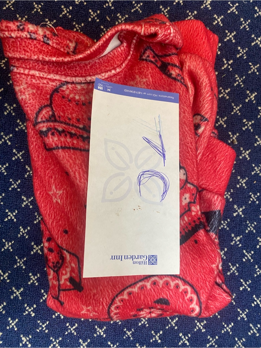 Women’s Red Patterned Jeans